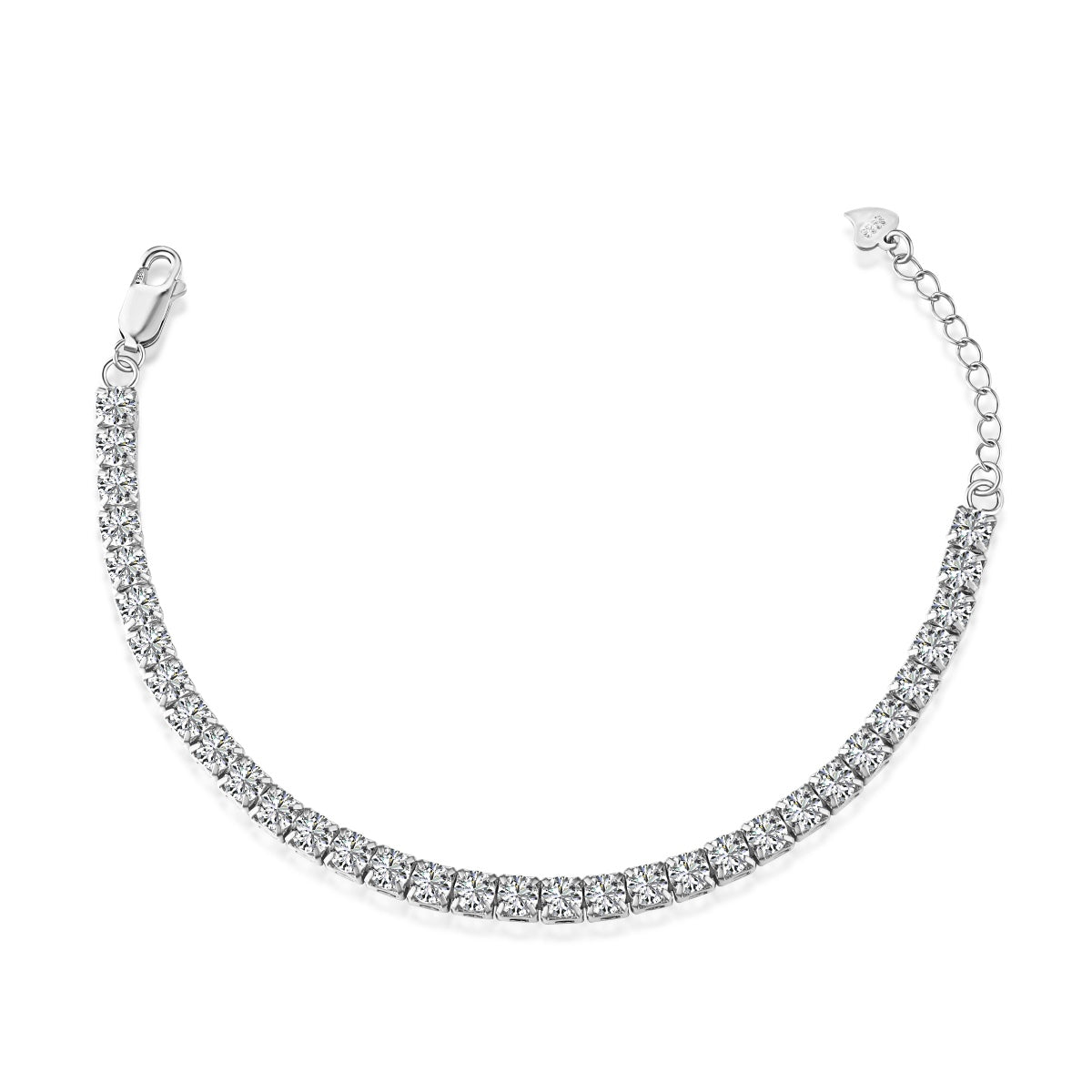 [Luxe Jewelry]Sparkling Radiant Princess Cut Tennis Bracelet