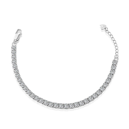 [Luxe Jewelry]Sparkling Radiant Princess Cut Tennis Bracelet