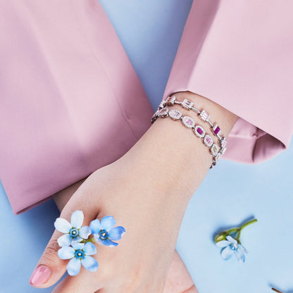 [Luxe Jewelry]Exquisite Ornate Emerald Cut Daily Bracelet