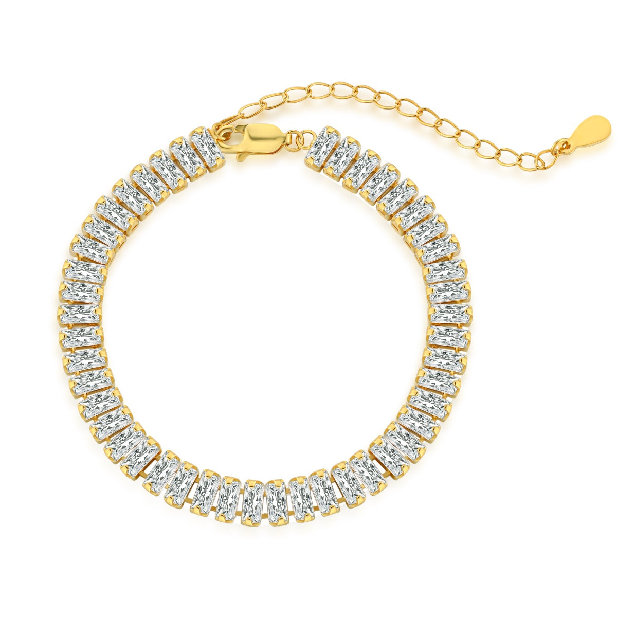 [Luxe Jewelry]Exquisite Emerald Cut Daily Bracelet