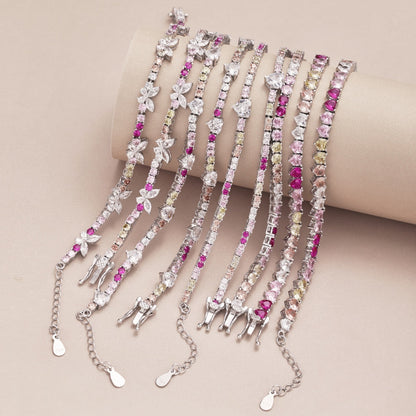 [Luxe Jewelry]Delicate Colorful Emerald Cut Party Bracelet