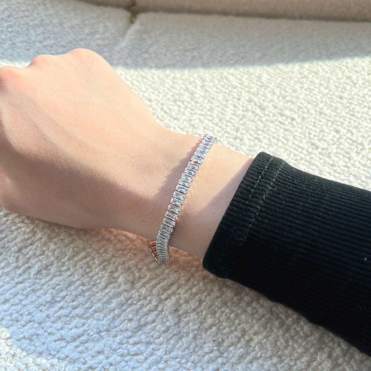[Luxe Jewelry]Exquisite Emerald Cut Daily Bracelet