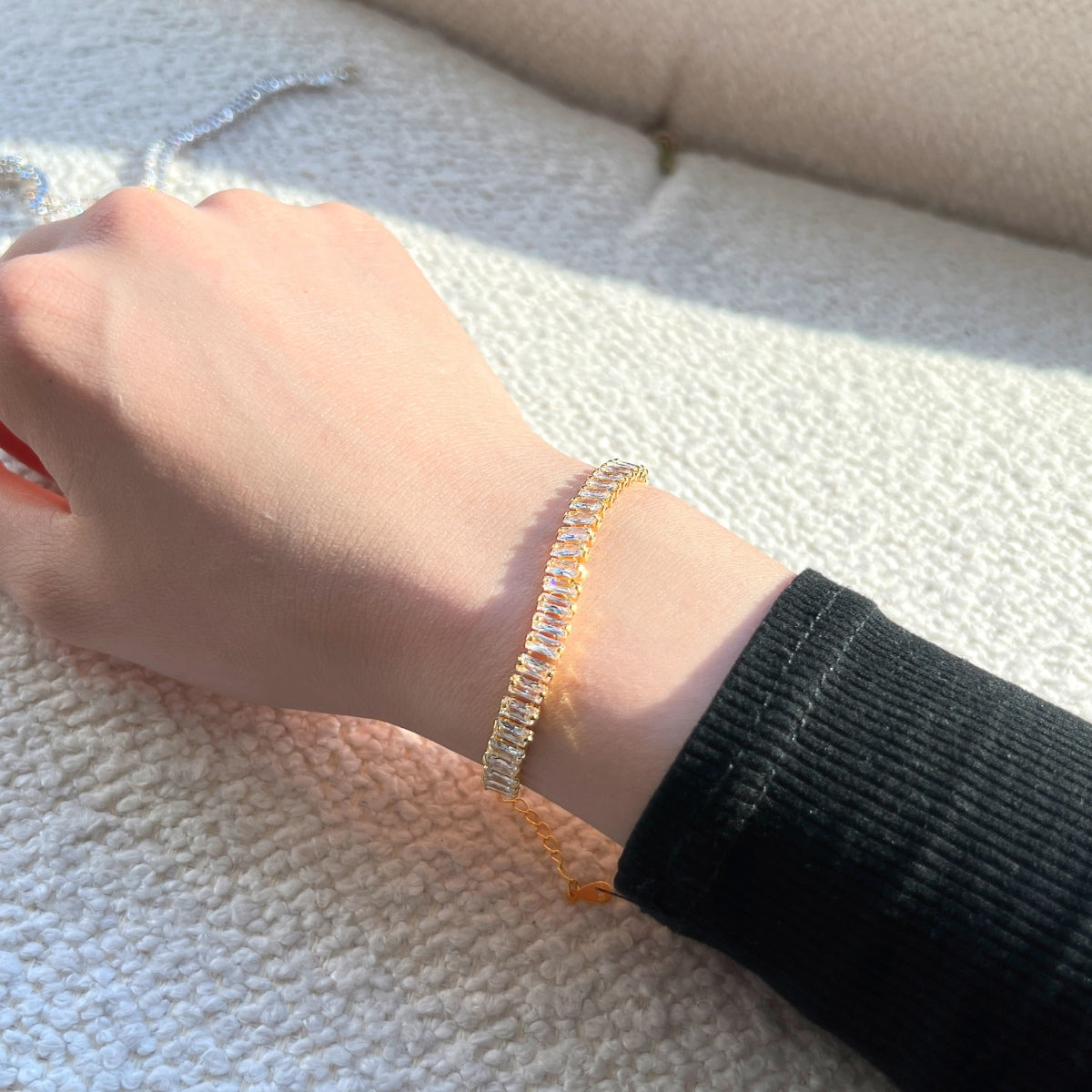 [Luxe Jewelry]Exquisite Emerald Cut Daily Bracelet