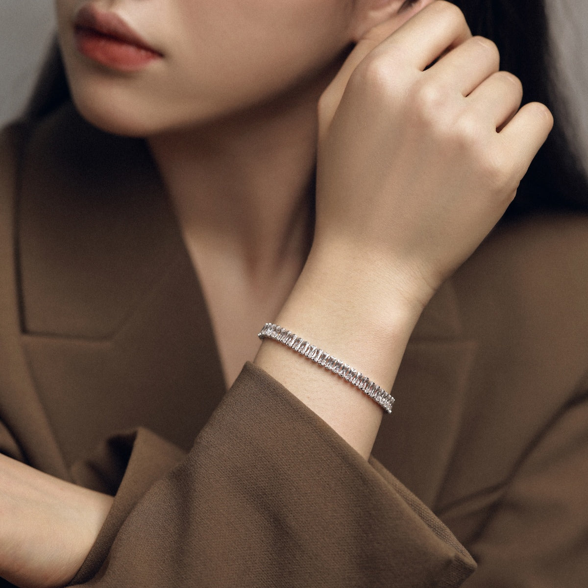 [Luxe Jewelry]Exquisite Emerald Cut Daily Bracelet