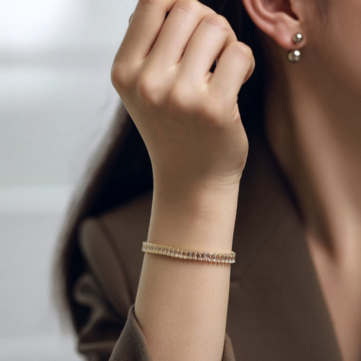 [Luxe Jewelry]Exquisite Emerald Cut Daily Bracelet