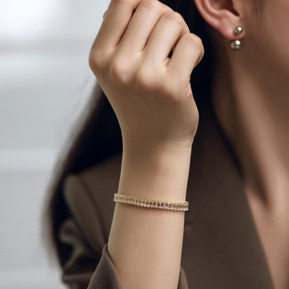 [Luxe Jewelry]Exquisite Emerald Cut Daily Bracelet