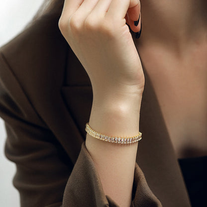 [Luxe Jewelry]Exquisite Emerald Cut Daily Bracelet