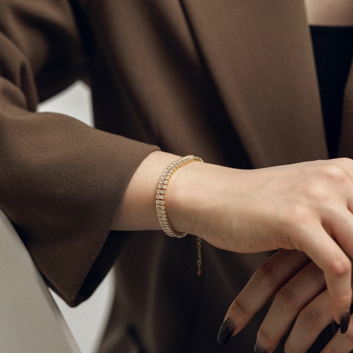 [Luxe Jewelry]Exquisite Emerald Cut Daily Bracelet