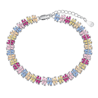 [Luxe Jewelry]Sparkling Exquisite Multi Cut Party Bracelet