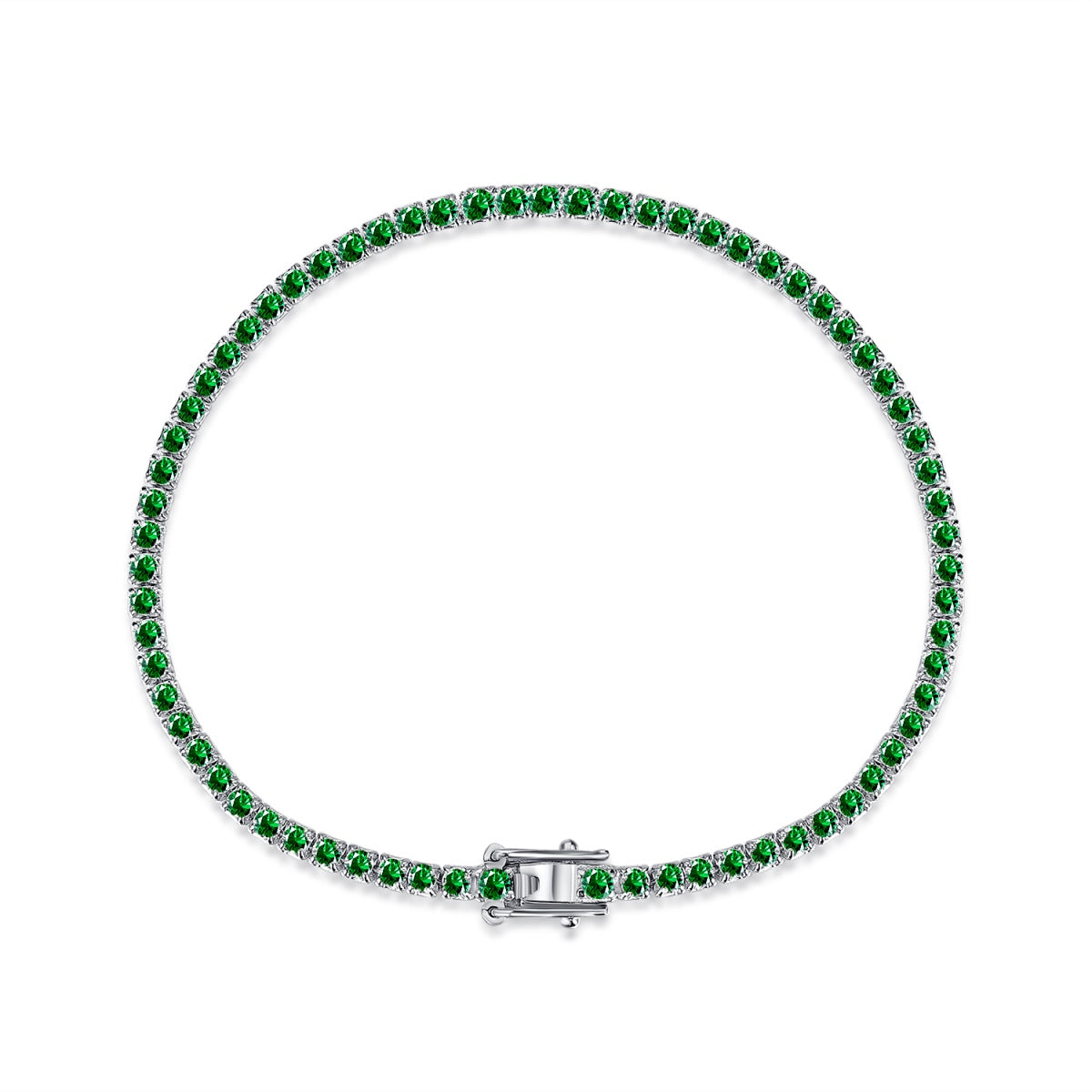 [Luxe Jewelry]Dazzling Colorful Round Cut Daily Bracelet