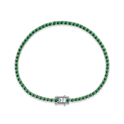 [Luxe Jewelry]Dazzling Colorful Round Cut Daily Bracelet