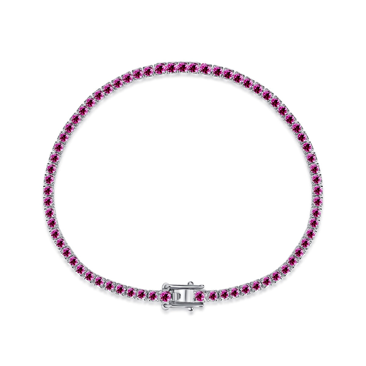[Luxe Jewelry]Dazzling Colorful Round Cut Daily Bracelet