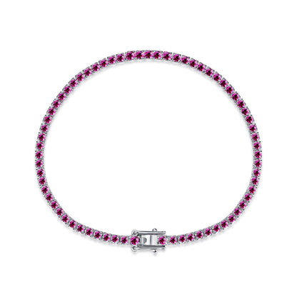 [Luxe Jewelry]Dazzling Colorful Round Cut Daily Bracelet