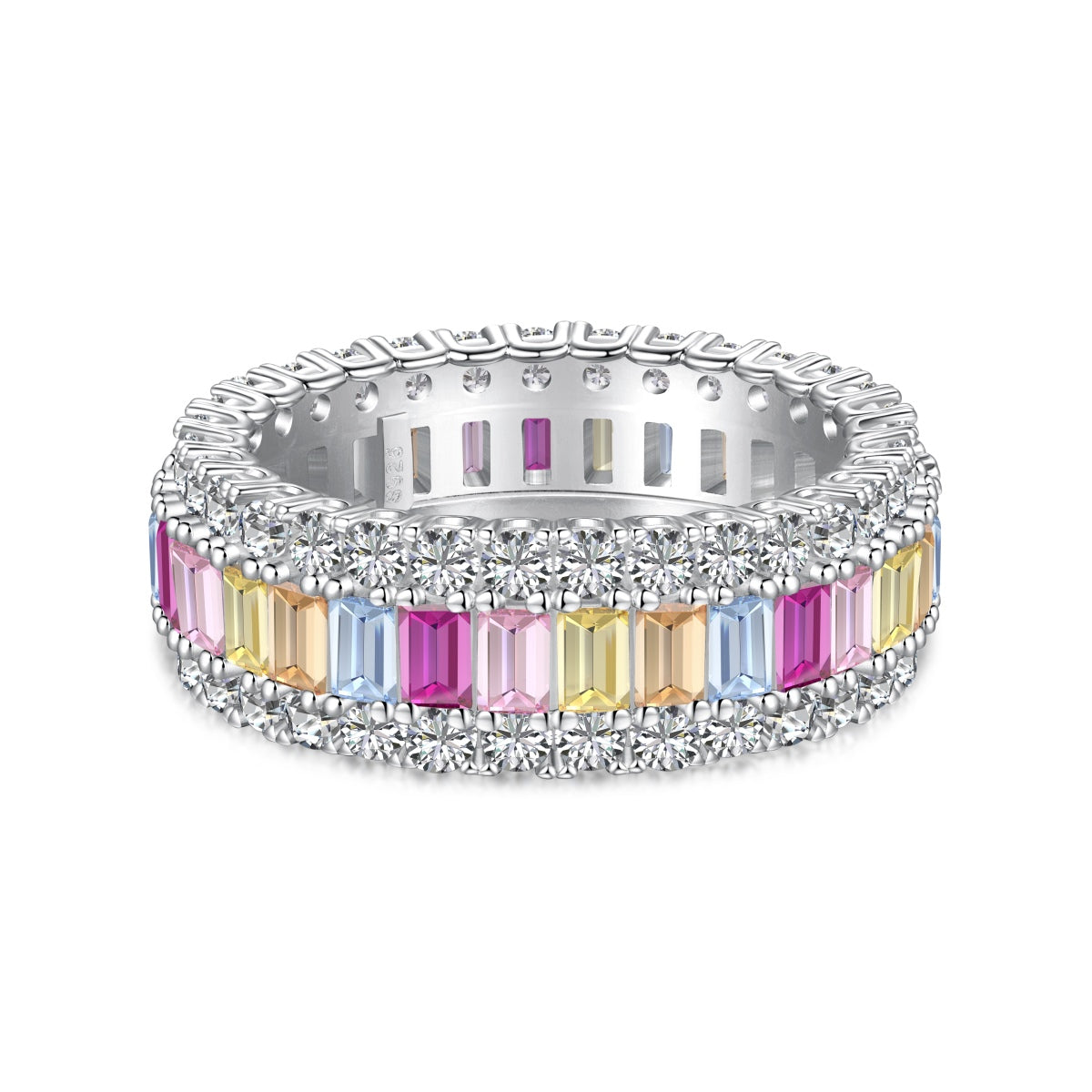 [Luxe Jewelry]Dainty Colorful Radiant Cut Daily Ring