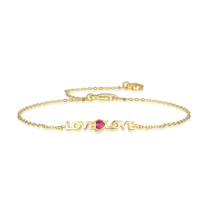 [Luxe Jewelry]Romantic Heart Shape Lover Bracelet