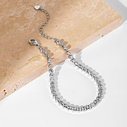 [Luxe Jewelry]Ornate  Sparkling Round Cut Daily Bracelet