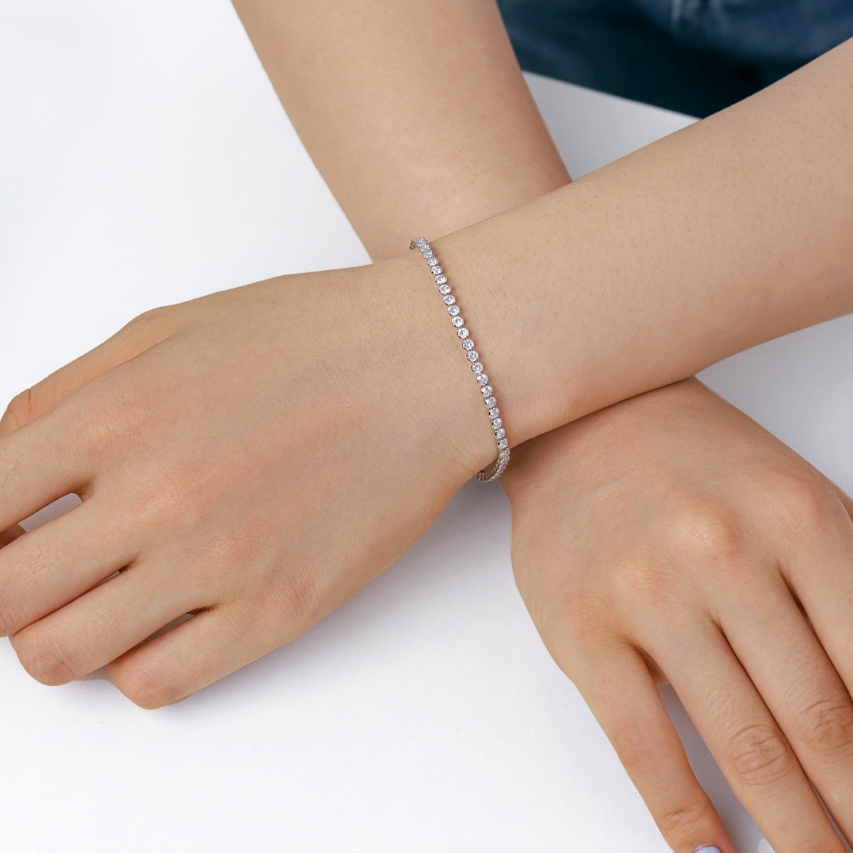 [Luxe Jewelry]Dazzling Sparkling Round Cut Daily Bracelet