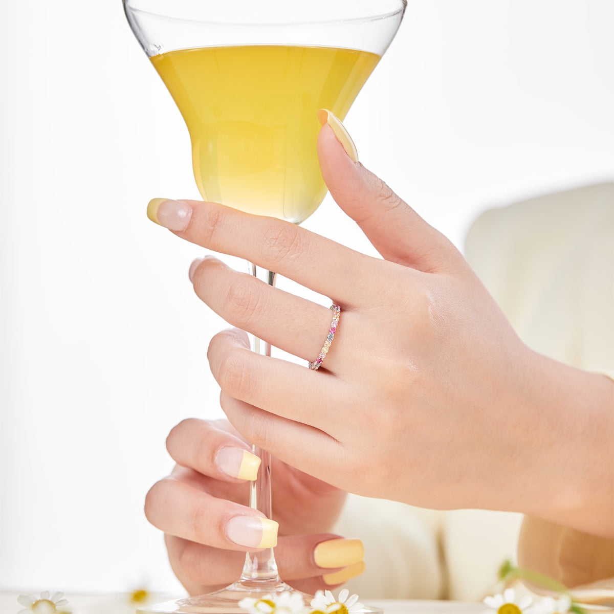 [Luxe Jewelry]Elegant Vivid Round Cut Daily Ring