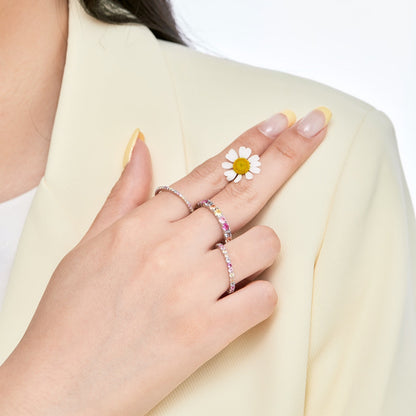 [Luxe Jewelry]Elegant Vivid Round Cut Daily Ring