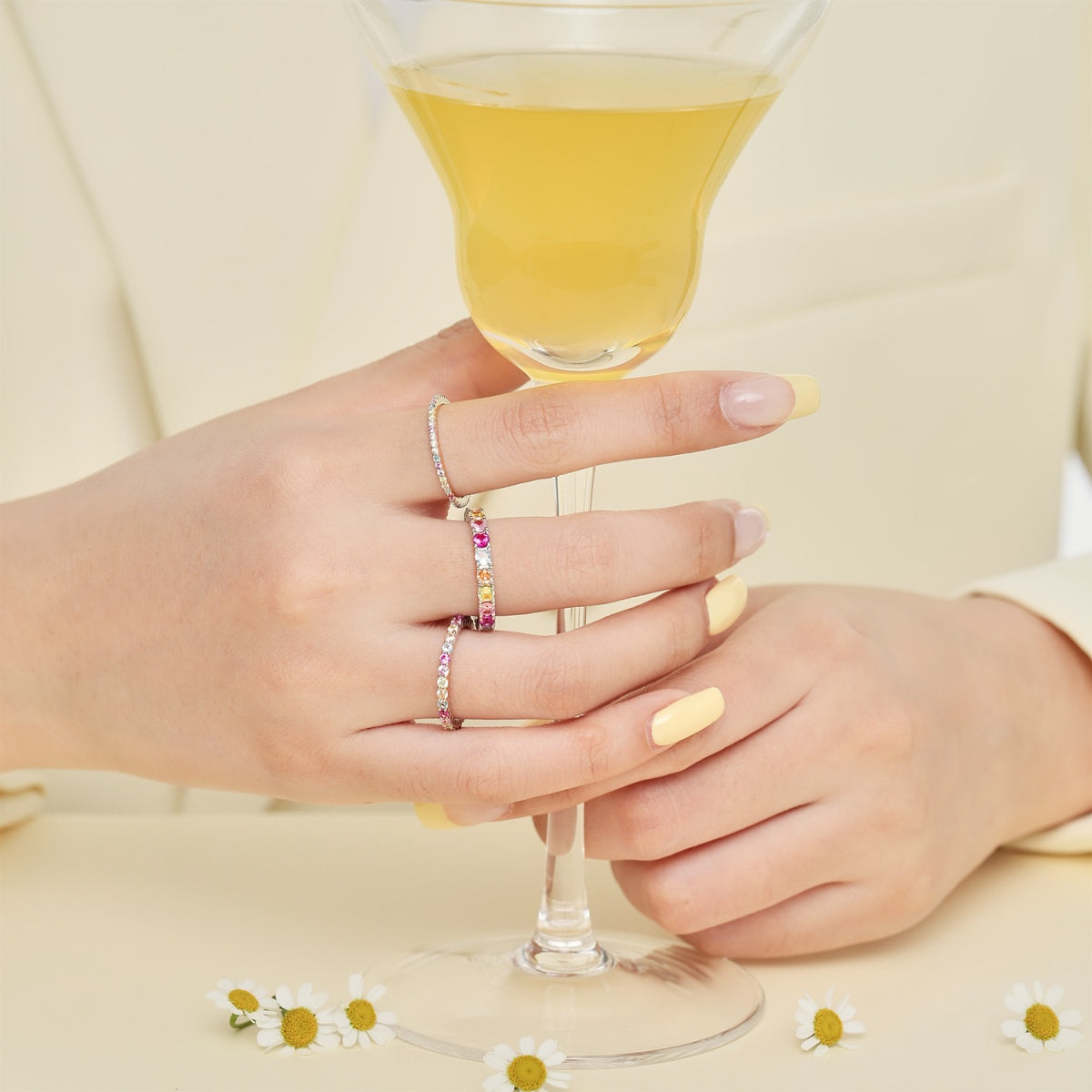 [Luxe Jewelry]Elegant Vivid Round Cut Daily Ring