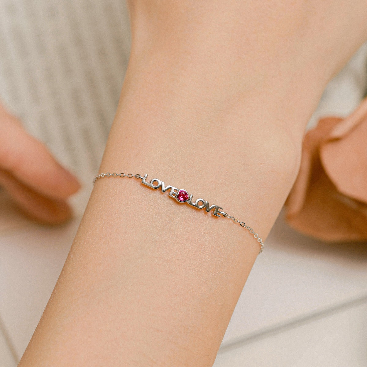 [Luxe Jewelry]Romantic Heart Shape Lover Bracelet