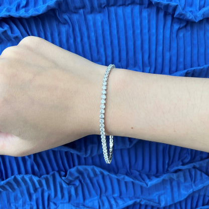 [Luxe Jewelry]Sparkling Round Cut Daily Bracelet