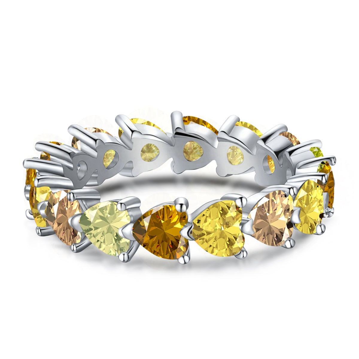 [Luxe Jewelry]0.25 Carat Radiant Romance Heart Cut Lover Ring