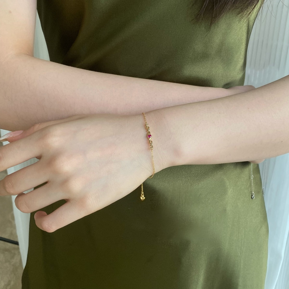 [Luxe Jewelry]Romantic Heart Shape Lover Bracelet