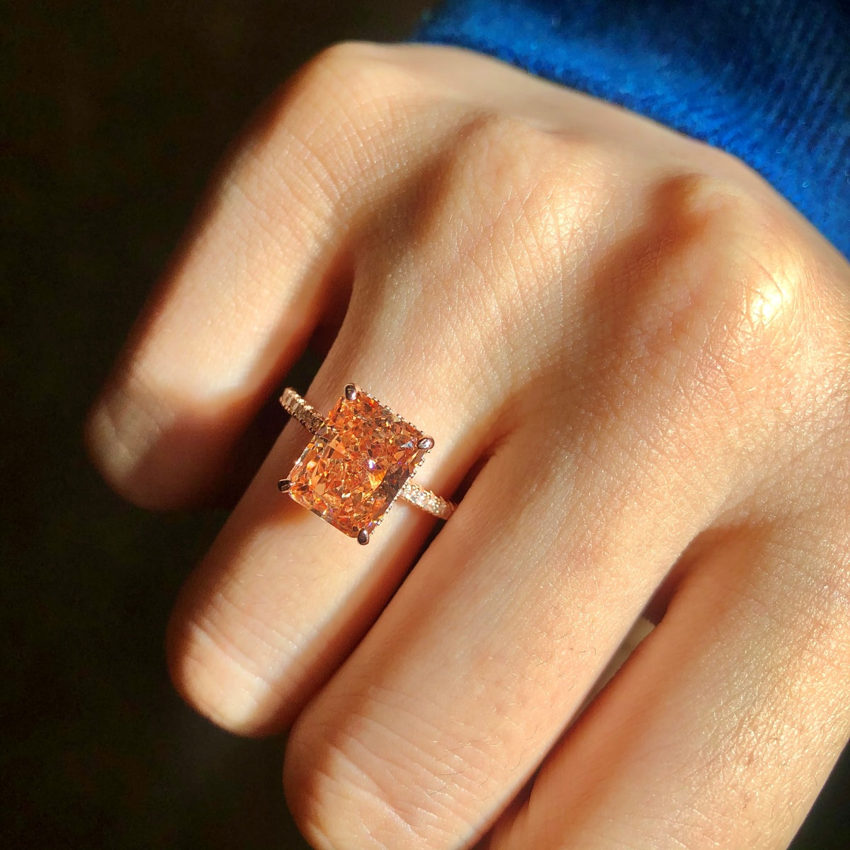 [Luxe Jewelry]4.0 Carat Luxurious Engagement Ring