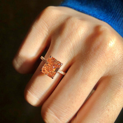 [Luxe Jewelry]4.0 Carat Luxurious Engagement Ring