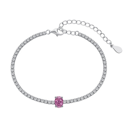 [Luxe Jewelry]0.75 Carat Exquisite Oval Cut Daily Bracelet