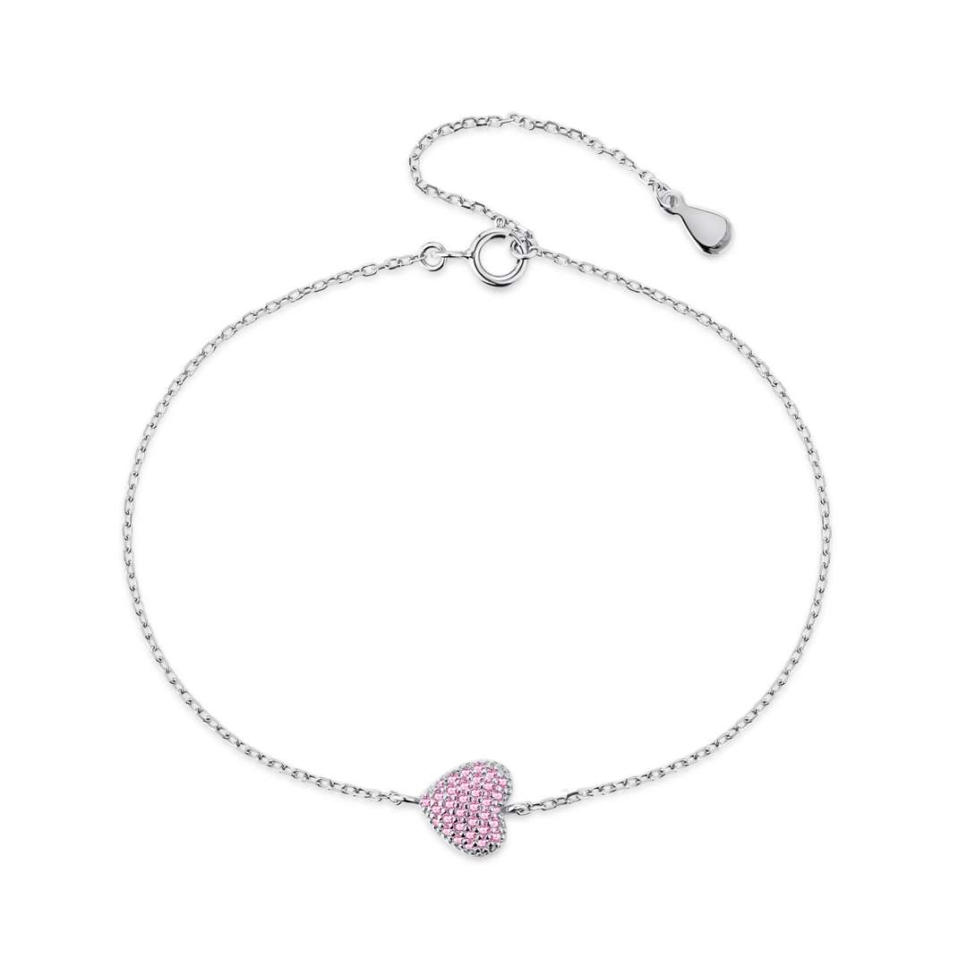[Luxe Jewelry]Heart-Shaped Gentle and Versatile Bracelet
