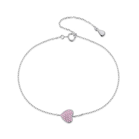 [Luxe Jewelry]Heart-Shaped Gentle and Versatile Bracelet