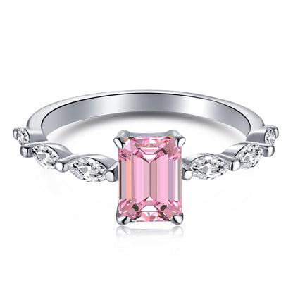 [Luxe Jewelry]1.0 Carat Dainty Resplendent Radiant Cut Daily Ring