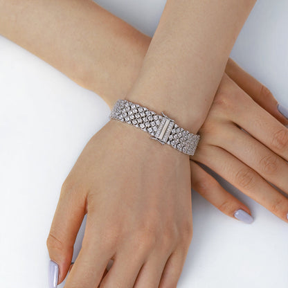 [Luxe Jewelry]Ornate Elegant Round Cut Party Bracelet