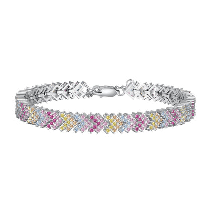 [Luxe Jewelry]Ornate Sparkling Round Cut Party Bracelet