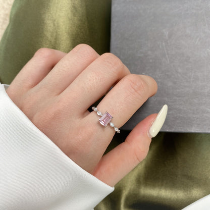 [Luxe Jewelry]1.0 Carat Dainty Resplendent Radiant Cut Daily Ring