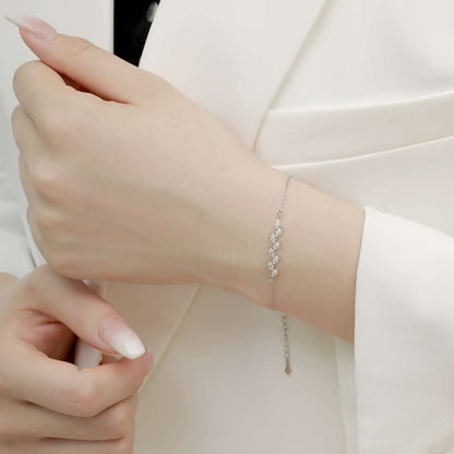 [Luxe Jewelry]Elegant Wheat Leaves Shape Bracelet