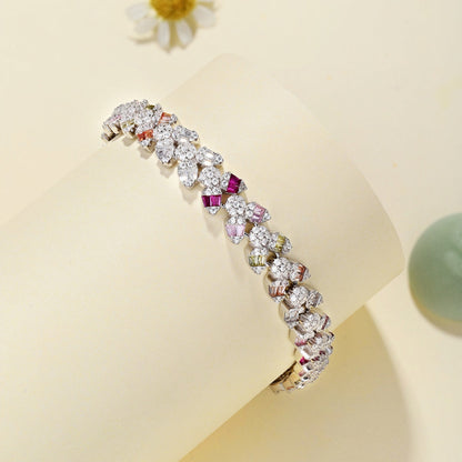 [Luxe Jewelry]Dainty Exquisite Flower Shape Daily Bracelet