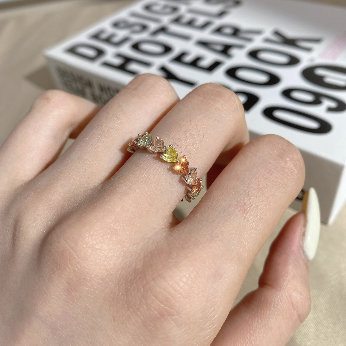 [Luxe Jewelry]0.25 Carat Radiant Romance Heart Cut Lover Ring