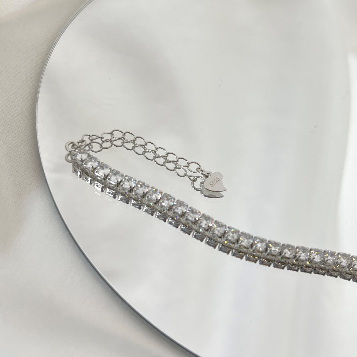 [Luxe Jewelry]Sparkling Round Cut Daily Bracelet