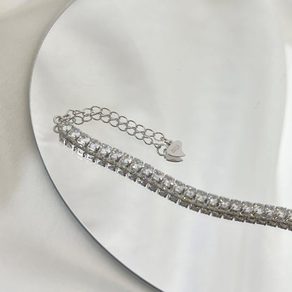[Luxe Jewelry]Sparkling Round Cut Daily Bracelet