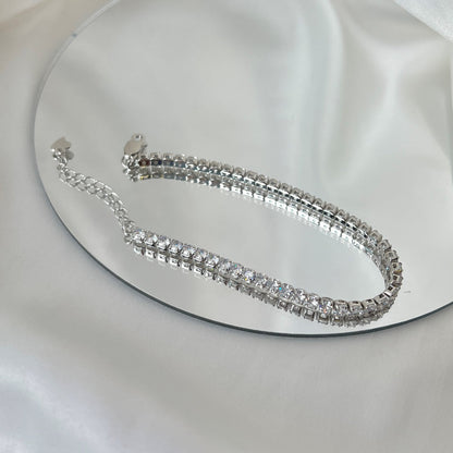 [Luxe Jewelry]Sparkling Round Cut Daily Bracelet