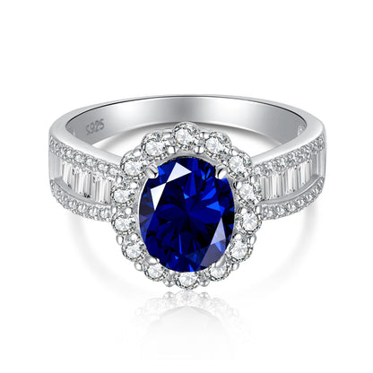 [Luxe Jewelry]1.5 Carat Dazzling Charming Oval Cut Banquet Ring