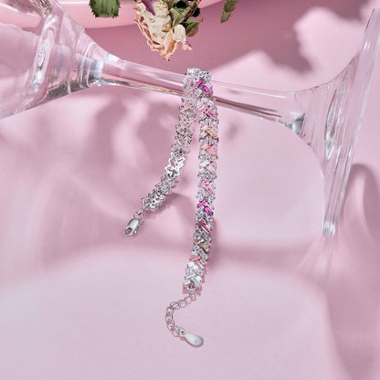 [Luxe Jewelry]Dazzling Unique Multi Shape Daily Bracelet