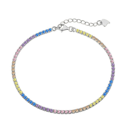 [Luxe Jewelry]Dazzling Colorful Round Cut Daily Bracelet