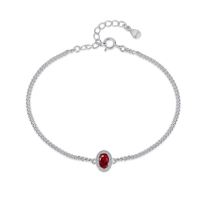 [Luxe Jewelry]Exquisite Oval Shape Bracelet