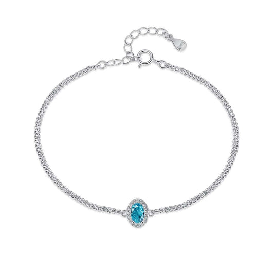 [Luxe Jewelry]Exquisite Oval Shape Bracelet