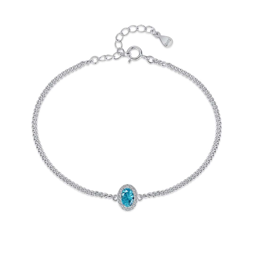 [Luxe Jewelry]Exquisite Oval Shape Bracelet