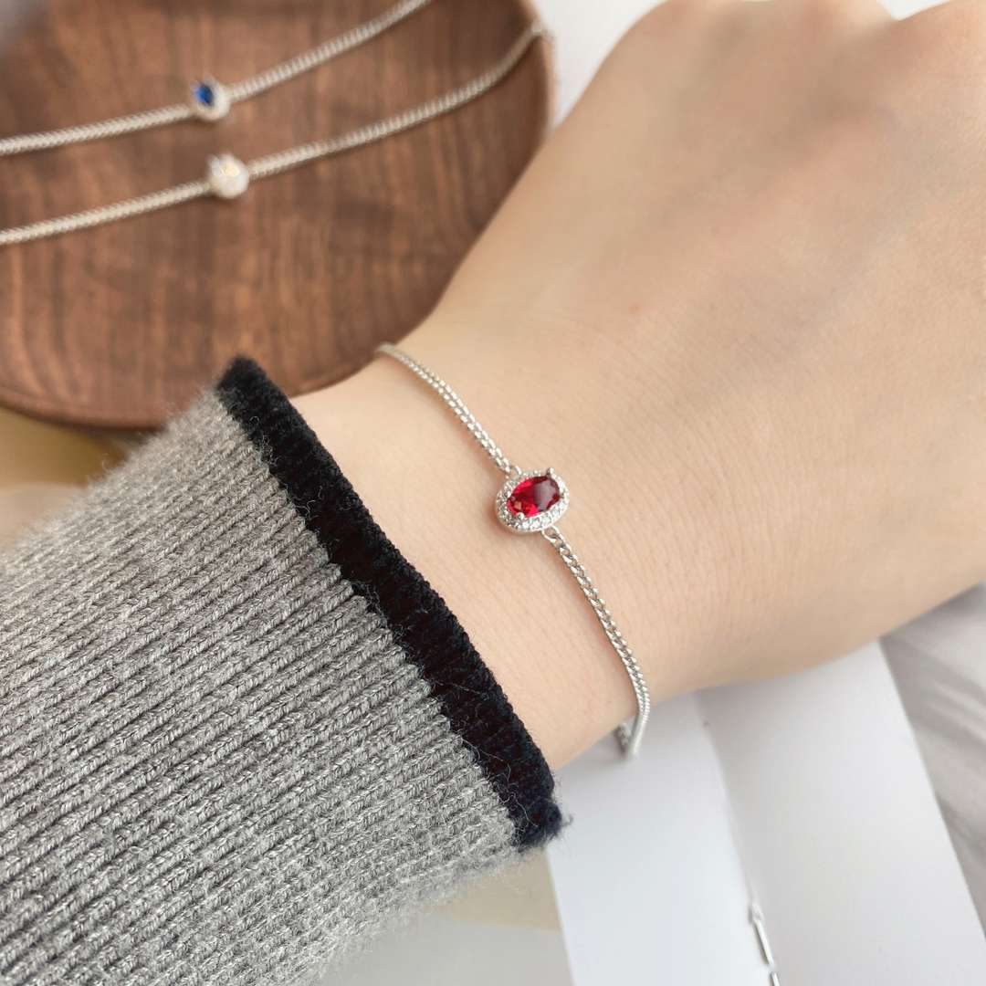 [Luxe Jewelry]Exquisite Oval Shape Bracelet
